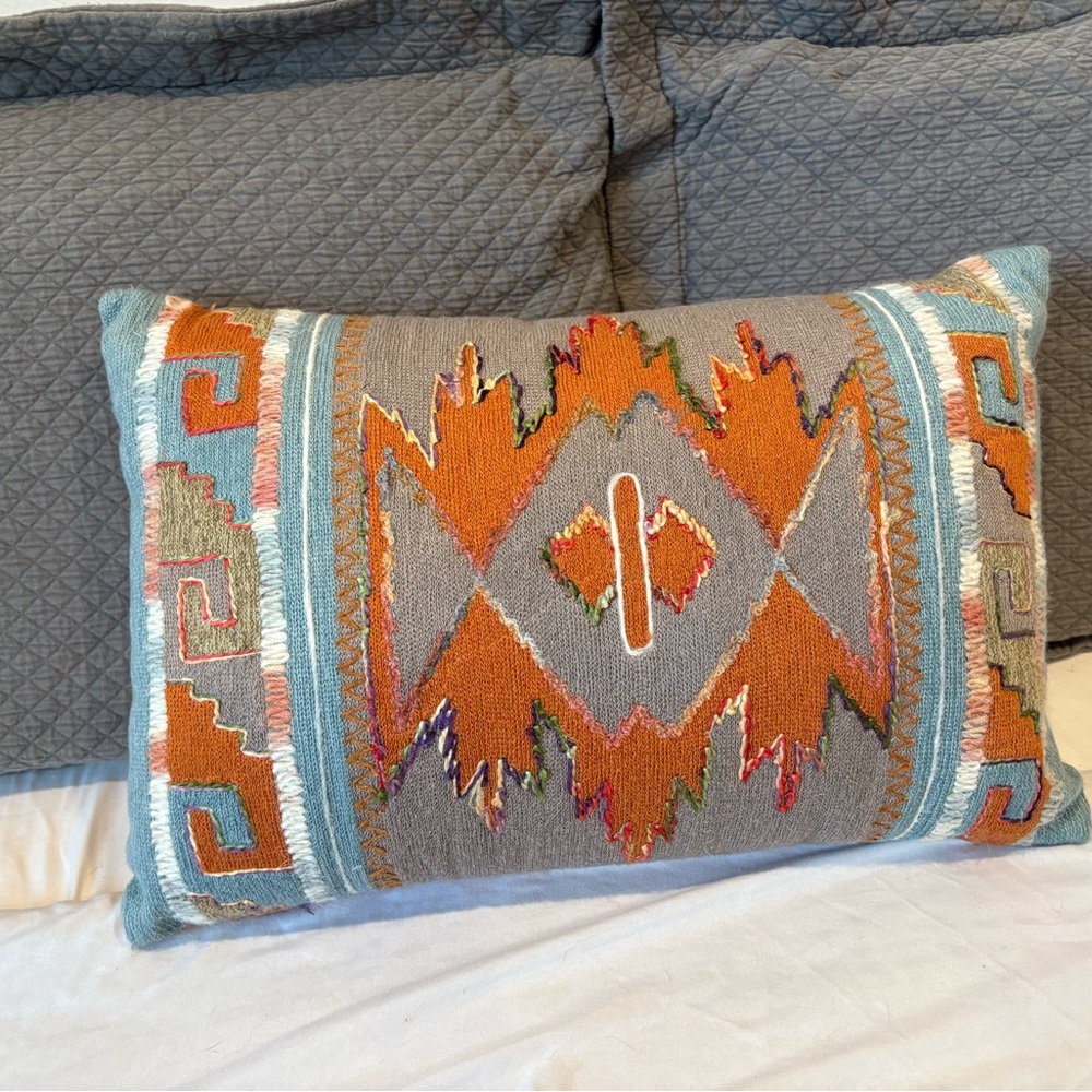 Southwestern Patterned Throw Pillow